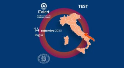 Il 14 settembre al via in Puglia il test ‘IT alert’, il nuovo sistema di ...