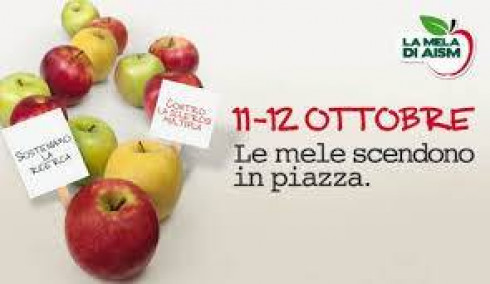 AISM - 11 e 12 ottobre, le mele scendono in piazza.